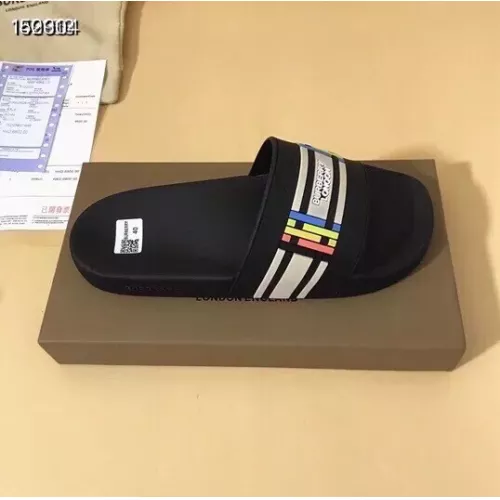 Replica Burberry Slippers For Men #1309716 $42.00 USD for Wholesale
