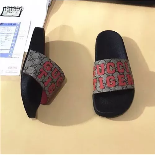 Replica Gucci Slippers For Men #1309729 $36.00 USD for Wholesale