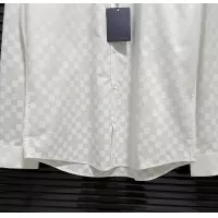 $64.00 USD Louis Vuitton LV Shirts Long Sleeved For Men #1302508