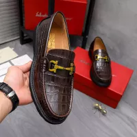 $88.00 USD Salvatore Ferragamo Leather Shoes For Men #1303775