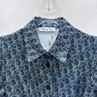 $88.00 USD Christian Dior Dresses Short Sleeved For Women #1303801