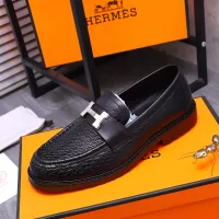 $92.00 USD Hermes Leather Shoes For Men #1303882
