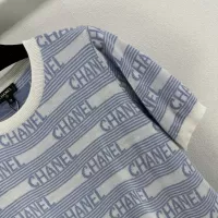 $80.00 USD Chanel T-Shirts Short Sleeved For Women #1304053
