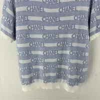 $80.00 USD Chanel T-Shirts Short Sleeved For Women #1304053