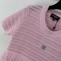 $72.00 USD Chanel T-Shirts Short Sleeved For Women #1304061