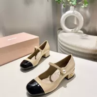 $102.00 USD MIU MIU High-Heeled Shoes For Women #1304710