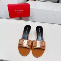 $85.00 USD Salvatore Ferragamo Slippers For Women #1304820