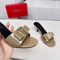 $85.00 USD Salvatore Ferragamo Slippers For Women #1304822