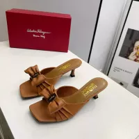$88.00 USD Salvatore Ferragamo Slippers For Women #1304841