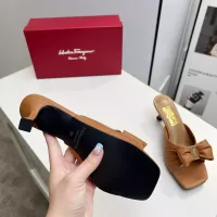 $88.00 USD Salvatore Ferragamo Slippers For Women #1304841