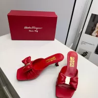 $88.00 USD Salvatore Ferragamo Slippers For Women #1304843