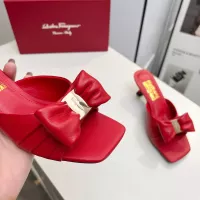 $88.00 USD Salvatore Ferragamo Slippers For Women #1304843