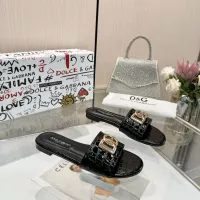 $80.00 USD Dolce & Gabbana D&G Slippers For Women #1305102