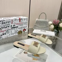 $80.00 USD Dolce & Gabbana D&G Slippers For Women #1305103