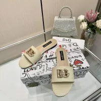 $80.00 USD Dolce & Gabbana D&G Slippers For Women #1305103