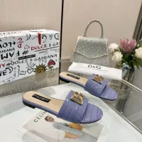 $80.00 USD Dolce & Gabbana D&G Slippers For Women #1305105