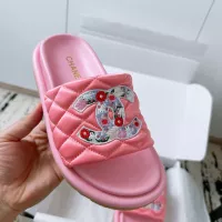 $92.00 USD Chanel Slippers For Women #1305610