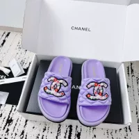 $92.00 USD Chanel Slippers For Women #1305615