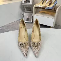 $80.00 USD Versace High-Heeled Shoes For Women #1305687