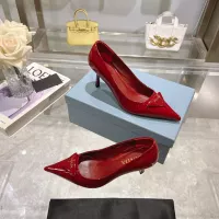 $102.00 USD Prada High-heeled Shoes For Women #1305716