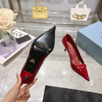 $102.00 USD Prada High-heeled Shoes For Women #1305716