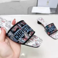 $85.00 USD Christian Dior Slippers For Women #1305918