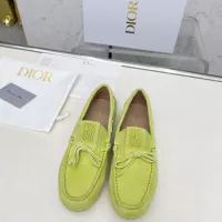 $96.00 USD Christian Dior Leather Shoes For Women #1305930