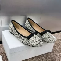 $92.00 USD Christian Dior Flat Shoes For Women #1305935