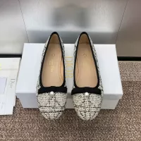 $92.00 USD Christian Dior Flat Shoes For Women #1305935