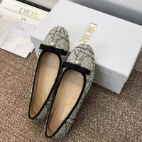 $92.00 USD Christian Dior Flat Shoes For Women #1305935