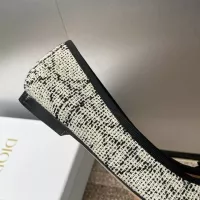 $92.00 USD Christian Dior Flat Shoes For Women #1305935