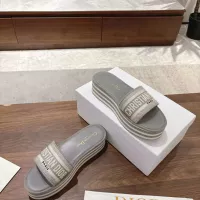 $92.00 USD Christian Dior Slippers For Women #1305937