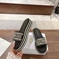 $92.00 USD Christian Dior Slippers For Women #1305940