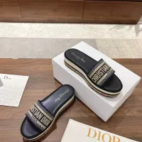 $92.00 USD Christian Dior Slippers For Women #1305941