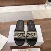 $92.00 USD Christian Dior Slippers For Women #1305942