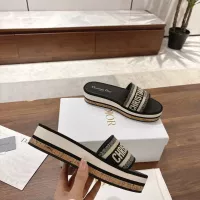 $92.00 USD Christian Dior Slippers For Women #1305942