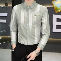 $40.00 USD Prada Shirts Long Sleeved For Men #1306244