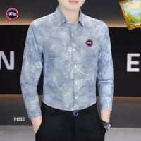 $40.00 USD Canada Goose Shirts Long Sleeved For Men #1306250