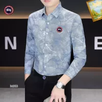 $40.00 USD Canada Goose Shirts Long Sleeved For Men #1306250