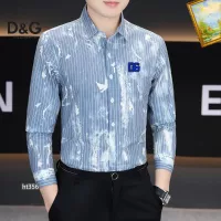 $40.00 USD Dolce & Gabbana D&G Shirts Long Sleeved For Men #1306258