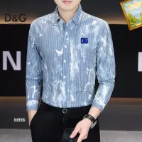 $40.00 USD Dolce & Gabbana D&G Shirts Long Sleeved For Men #1306258
