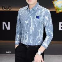 $40.00 USD Dolce & Gabbana D&G Shirts Long Sleeved For Men #1306258