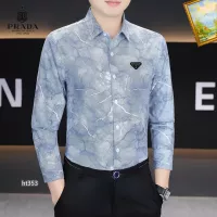 $40.00 USD Prada Shirts Long Sleeved For Men #1306260