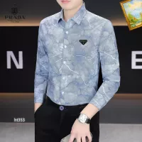 $40.00 USD Prada Shirts Long Sleeved For Men #1306260