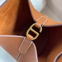 $261.16 USD Hermes AAA Quality Handbags In Gold For Women #1306507