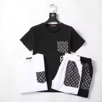 $48.00 USD Louis Vuitton LV Tracksuits Short Sleeved For Men #1307103