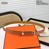 $52.00 USD Hermes AAA Quality Belts For Women #1309565