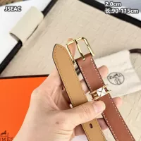$52.00 USD Hermes AAA Quality Belts For Women #1309565