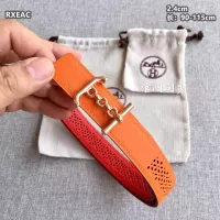 $52.00 USD Hermes AAA Quality Belts For Women #1309592