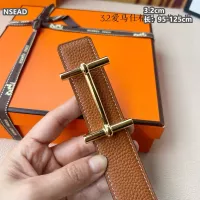 $56.00 USD Hermes AAA Quality Belts For Men #1309660